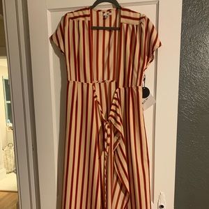 tie inside/wrap around dress NWT